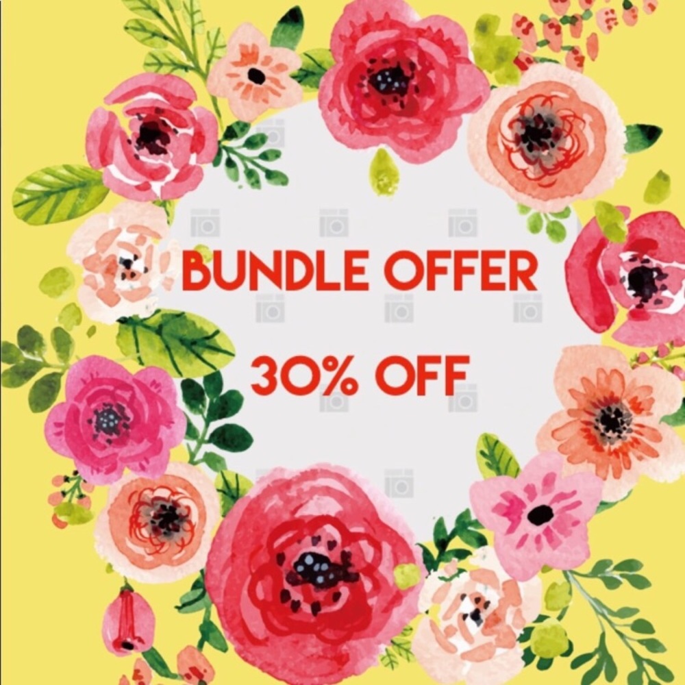 Bundle offer 2 or more items 30% off